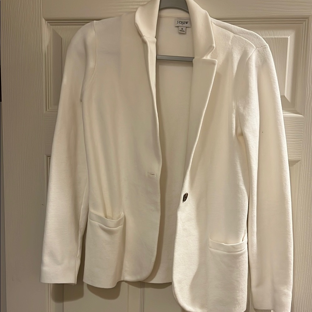 J. Crew White Blazer